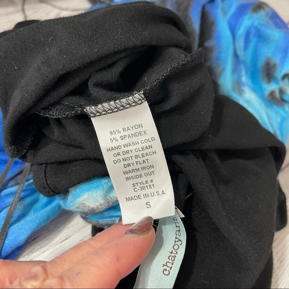 Boutique Boho Tie Dye Strappy Pant Jumpsuit-Short - Picture 8 of 10